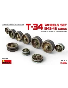 T-34 Wheels Set. 1942-43 Series, 1/35 - MiniArt 35239