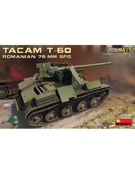 Romanian 76-mm SPG Tacam T-60 Interior Kit, 1/35 - MiniArt 35240