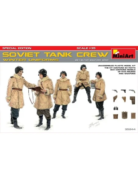 Soviet Tank Crew(Winter Uniforms)Special Edition, 1/35 - MiniArt 35244