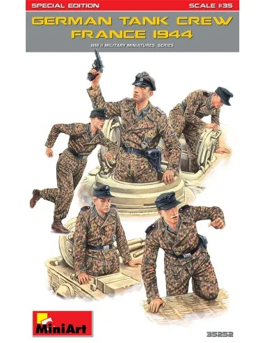 German Tank Crew (France 1944). Special Edition, 1/35 - MiniArt 35252