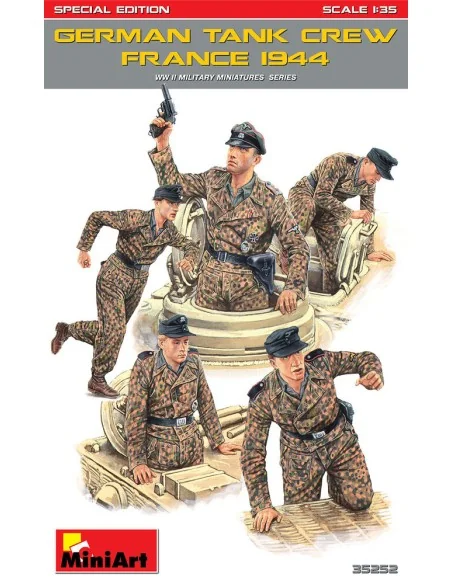 German Tank Crew (France 1944). Special Edition, 1/35 - MiniArt 35252