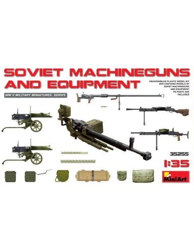 Soviet Machineguns & Equipment, 1/35 - MiniArt 35255