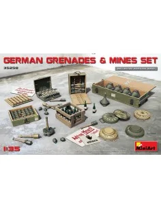 German Grenades & Mines Set, 1/35 - MiniArt 35258