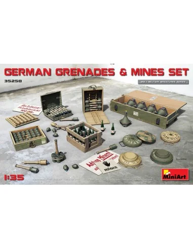 German Grenades & Mines Set, 1/35 - MiniArt 35258