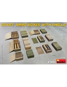 [NO_DESC] Soviet Ammo Boxes w/Shells, 1/35 - MiniArt 35261