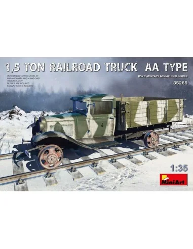 [NO_DESC] 1, 5 Ton Railroad Truck AA Type, 1/35 - MiniArt 35265