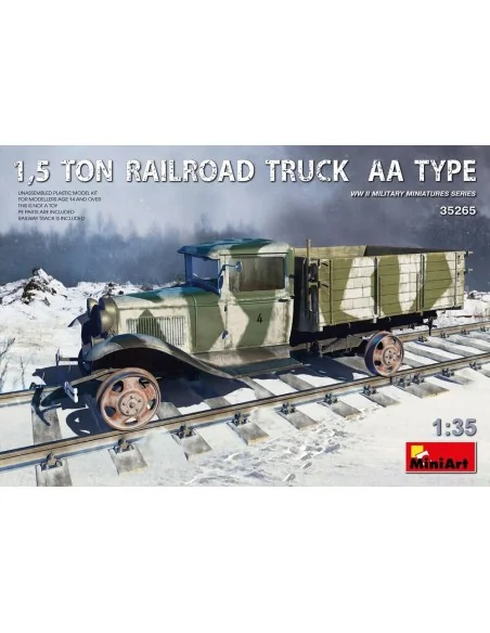 [NO_DESC] 1, 5 Ton Railroad Truck AA Type, 1/35 - MiniArt 35265