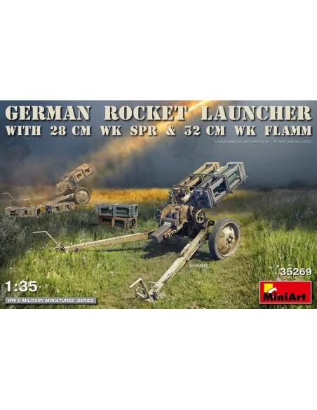 German Rocket Launcher w/28cmWK Spr&32cmWK Flamm, 1/35 - MiniArt 35269