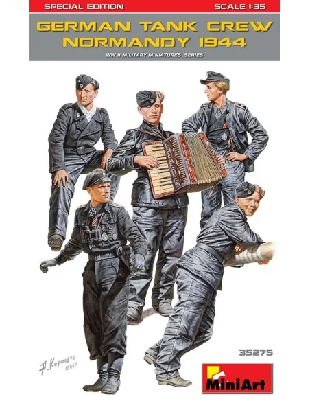 German Tank Crew (Normandy 1944) Special Edition, 1/35 - MiniArt 35275