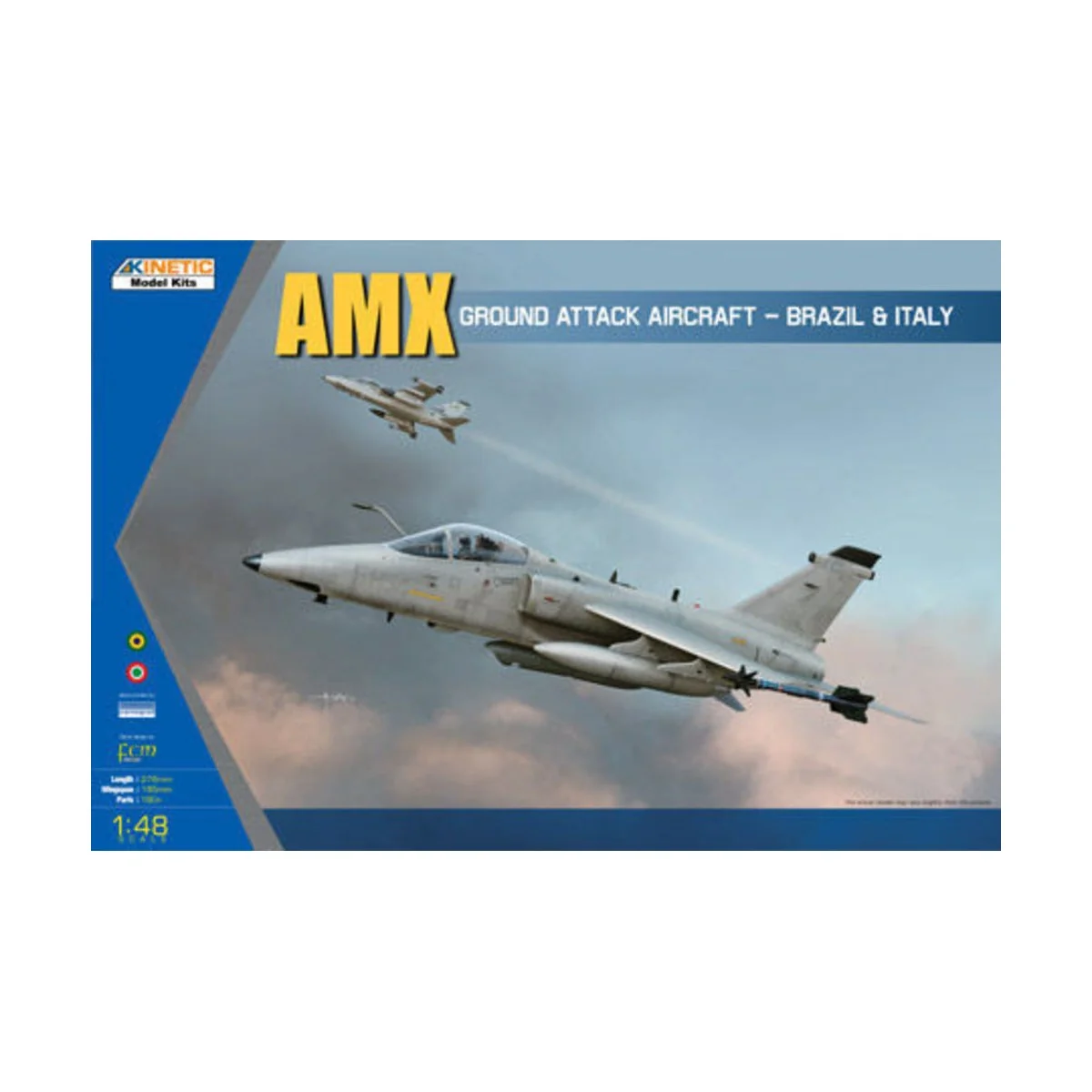 AMX Single Seat Fighter, 1/48 - KINETIC K48026