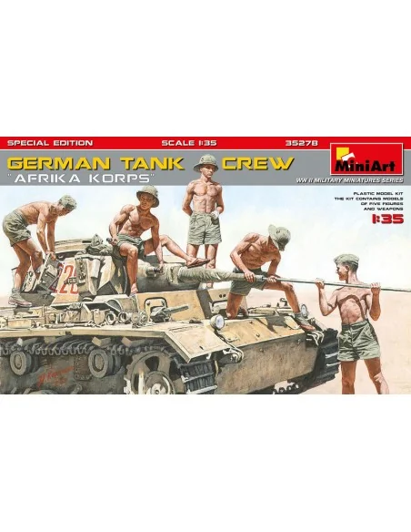 German Tank Crew.”Afrika Korps”. Special Edition, 1/35 - MiniArt 35278