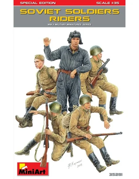 Soviet Soldiers Riders. Special Edition, 1/35 - MiniArt 35281
