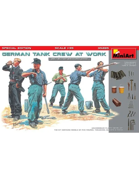 German Tank Crew at Work. Special Edition, 1/35 - MiniArt 35285
