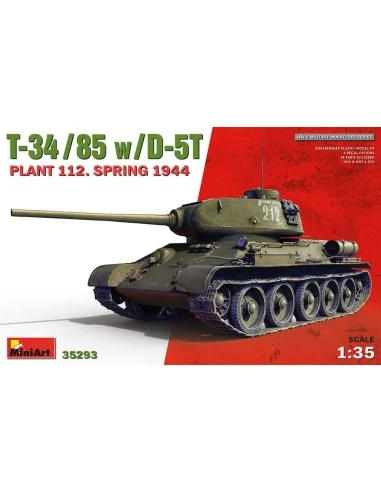 T-34-85 w/D-5T. Plant 112. Spring 1944, 1/35 - MiniArt 35293