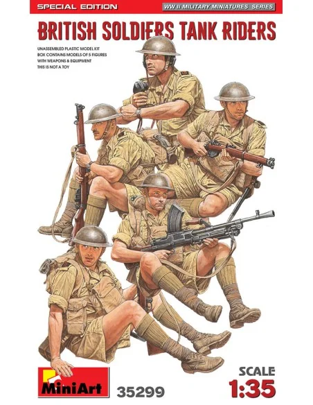 British Soldiers Tank Riders. Special Edition, 1/35 - MiniArt 35299