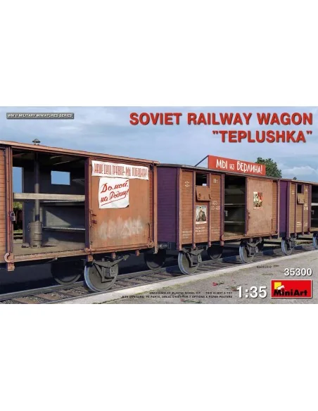 Soviet Railway Wagon Teplushka, 1/35 - MiniArt 35300