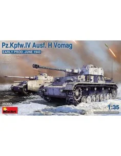 Pz.Kpfw.IV Ausf. H Vomag. Early Prod. (June 1943), 1/35 - MiniArt 3...