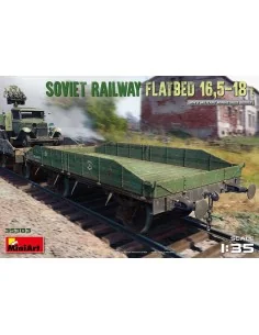 Soviet Railway Flatbed 16, 5-18 t, 1/35 - MiniArt 35303