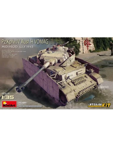 Pz.Kpfw.IV Ausf. H Vomag. Mid Prod. (July 1943) Interior Kit, 1/35 ...