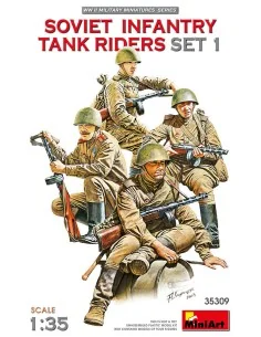 Soviet Infantry Tank Riders Set 1, 1/35 - MiniArt 35309