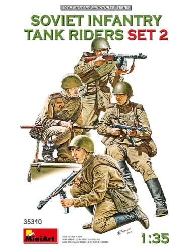 Soviet Infantry Tank Riders Set 2, 1/35 - MiniArt 35310