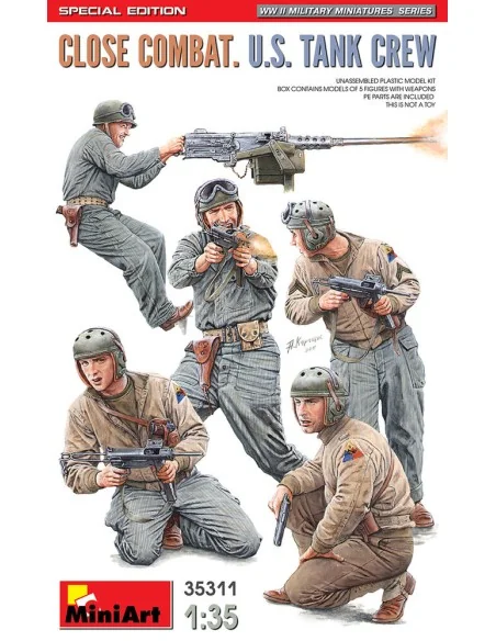 Close Combat. U.S. Tank Crew. Special Edition, 1/35 - MiniArt 35311