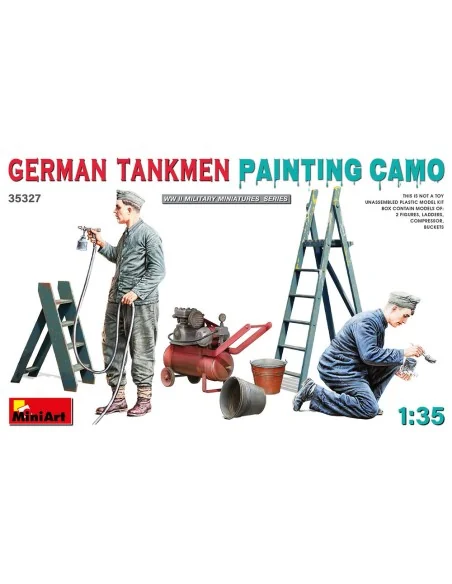 German Tankmen. Painting Camo, 1/35 - MiniArt 35327
