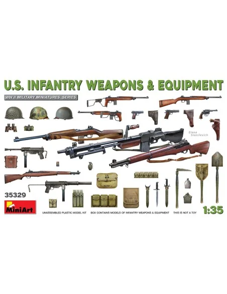 U.S. Infantry Weapons & Equipment, 1/35 - MiniArt 35329
