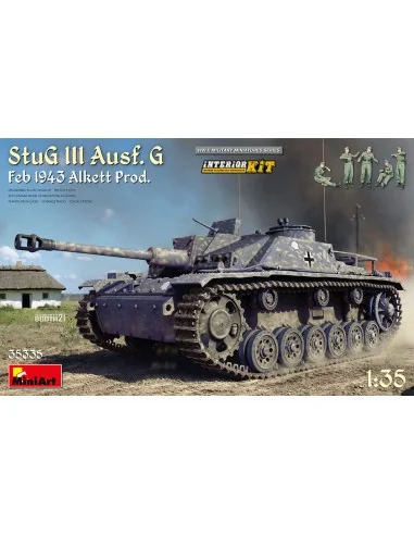 StuG III Ausf. G Feb 1943 Alkett Prod. Interior Kit, 1/35 - MiniArt...