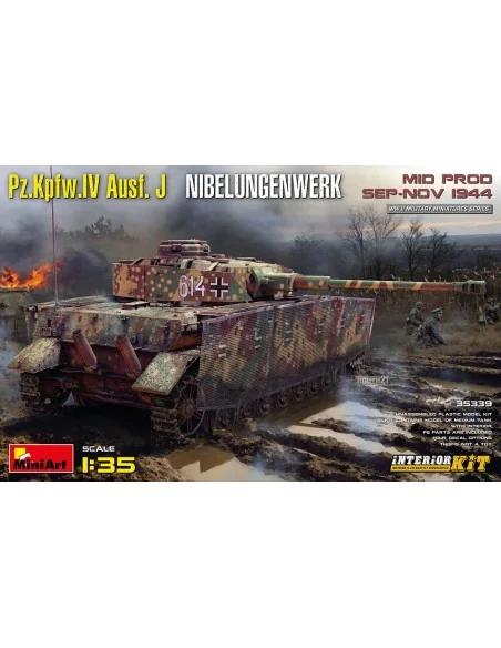 Pz.Kpfw.IV Ausf. J Nibelungenwerk. Mid Prod. (Sep-Nov 1944) Interio...