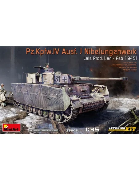 Pz.Kpfw.IV Ausf. J Nibelungenwerk Late Prod. (Jan - Feb 1945) Inter...
