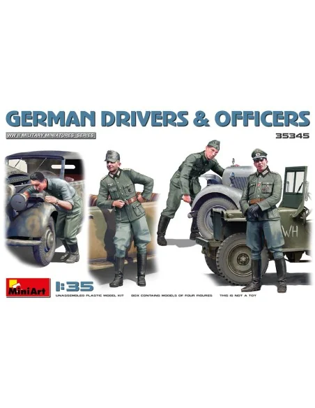 German Drivers & Officers, 1/35 - MiniArt 35345