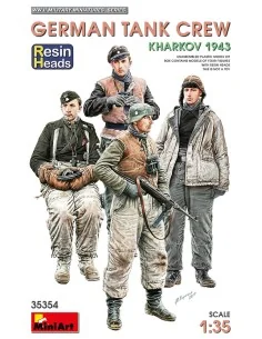 German Tank Crew.Kharkov 1943. Resin Heads, 1/35 - MiniArt 35354