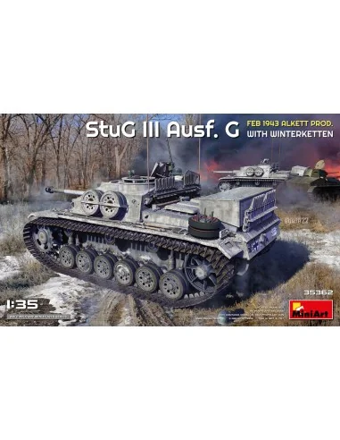 StuG III Ausf. G Feb 1943 Alkett Prod. with Winterketten, 1/35 - Mi...