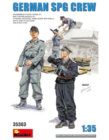 German SPG Crew, 1/35 - MiniArt 35363