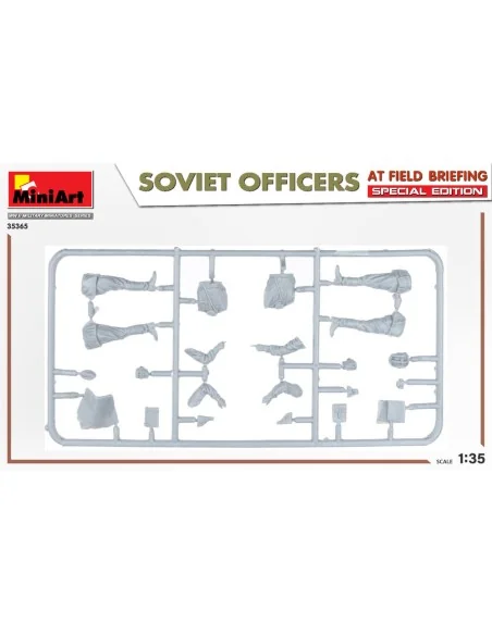 SOVIET OFFICERS AT FIELD BRIEFING. SPECIAL EDITION, 1/35 - MiniArt ...