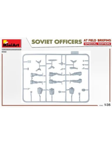 SOVIET OFFICERS AT FIELD BRIEFING. SPECIAL EDITION, 1/35 - MiniArt ...