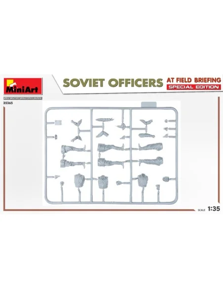 SOVIET OFFICERS AT FIELD BRIEFING. SPECIAL EDITION, 1/35 - MiniArt ...