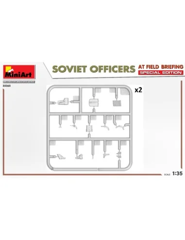 SOVIET OFFICERS AT FIELD BRIEFING. SPECIAL EDITION, 1/35 - MiniArt ...