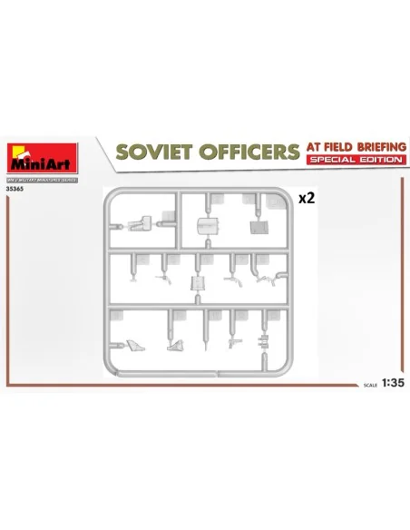 SOVIET OFFICERS AT FIELD BRIEFING. SPECIAL EDITION, 1/35 - MiniArt ...