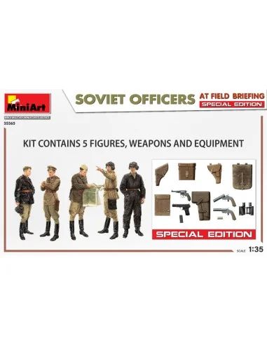 [NO_DESC] SOVIET OFFICERS AT FIELD BRIEFING. SPECIAL EDITION, 1/35 ...
