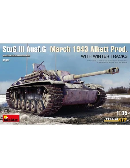 StuG III Ausf. G March 1943 Alkett Prod w/Winter Tracks. Interior K...
