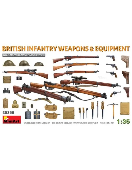 British Infantry Weapons & Equipment, 1/35 - MiniArt 35368