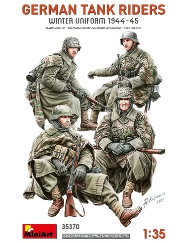 German Tank Riders (Winter Uniform 1944-45), 1/35 - MiniArt 35370