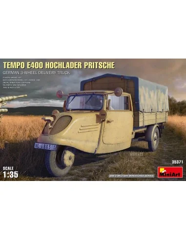 Tempo E400 Hochlader Pritsche. German 3-Wheel Delivery Truck, 1/35 ...