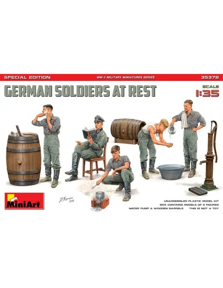 GERMAN SOLDIERS AT REST. SPECIAL EDITION, 1/35 - MiniArt 35378