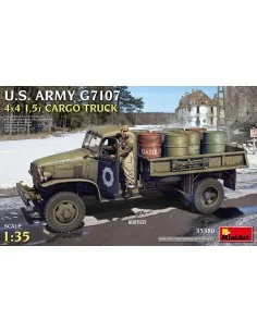 U.S. ARMY G7107 4X4 1, 5t CARGO TRUCK, 1/35 - MiniArt 35380