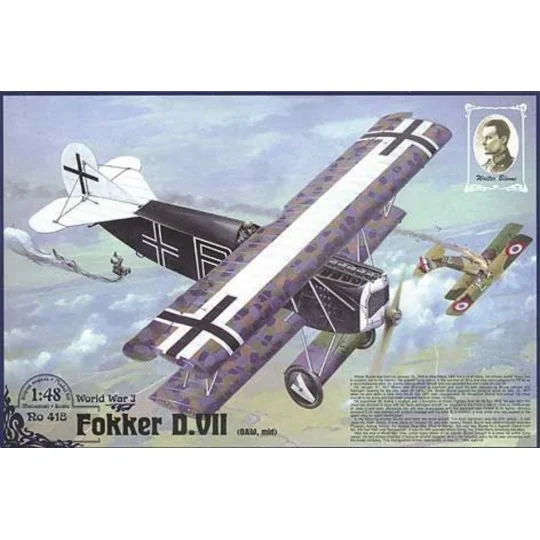 Fokker D.VII ( OAW) ''Walter Blume'', 1/48 - Roden 418 Fokker D.VII ( OAW) ''Walter Blume'', 1/48 - Roden 418