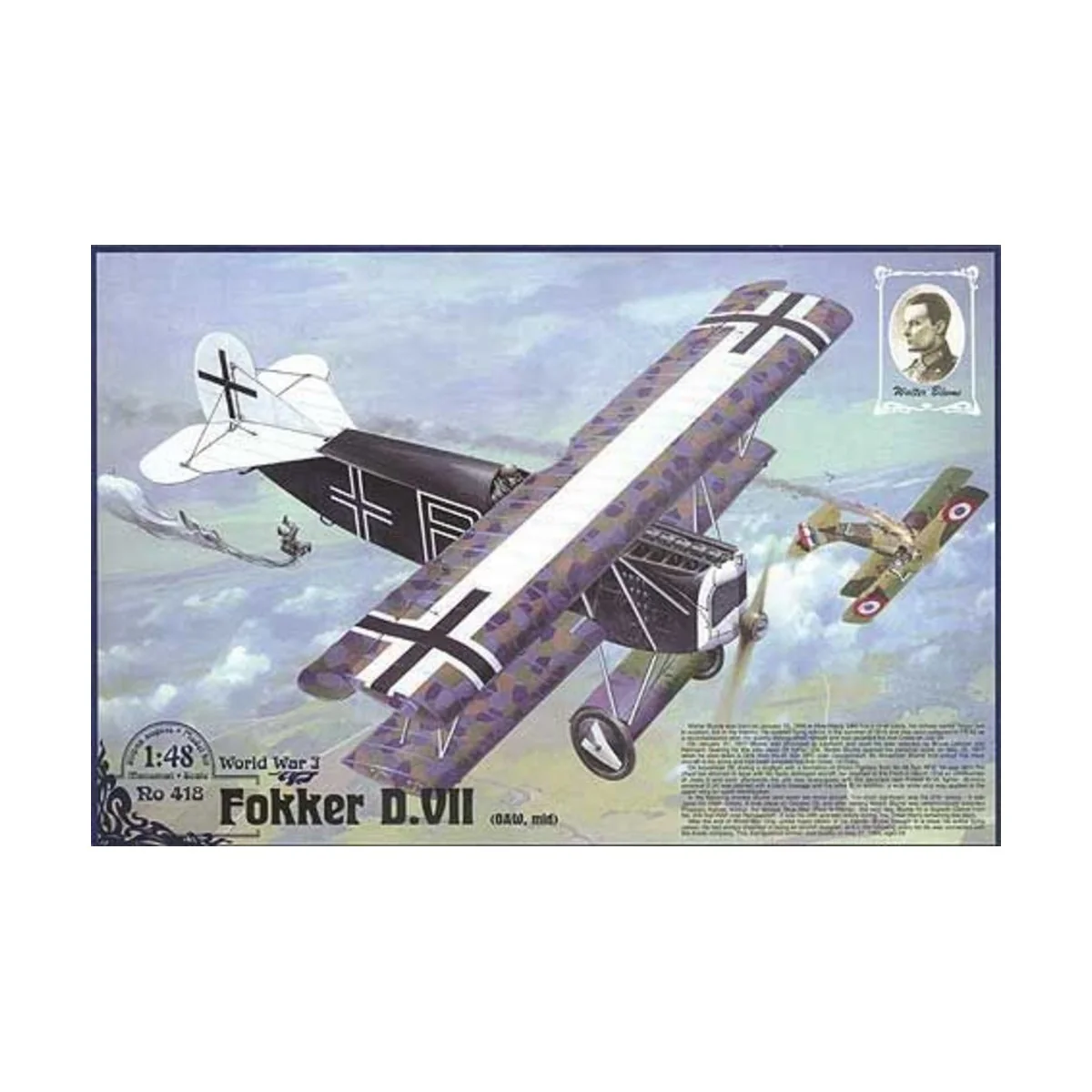 Fokker D.VII ( OAW) ''Walter Blume'' - Roden 418