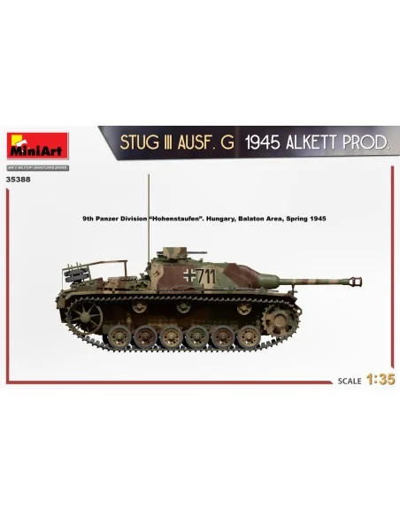 StuG III Ausf. G 1945 Alkett Prod., 1/35 - MiniArt 35388